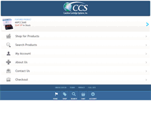 Tablet Screenshot of ccsinside.com